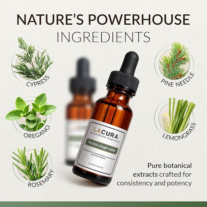 Lacura Respiratory Comfort Essential Oil Blend, 14.4ml – Aromatherapy Support for Seasonal & Environmental Use – Pine Needle, Cypress, Rosemary (Verbenone), Lemongrass & Oregano – 100% Organic Oils