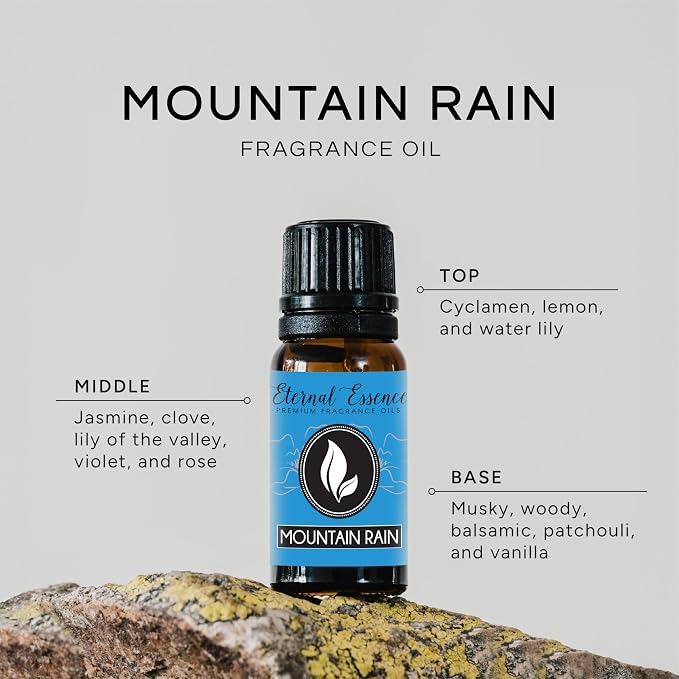 Mountain Rain Premium Grade Fragrance Oil - 10ml - Scented Oil