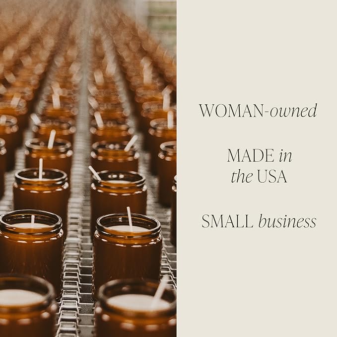 Sweet Water Decor Palo Santo Patchouli Candle - Vanilla, Musk, Sandalwood, Patchouli Scented Soy Spa Candles for Home - Gifts for Women, Men - 9oz Amber Jar, 40 Hour Burn Time