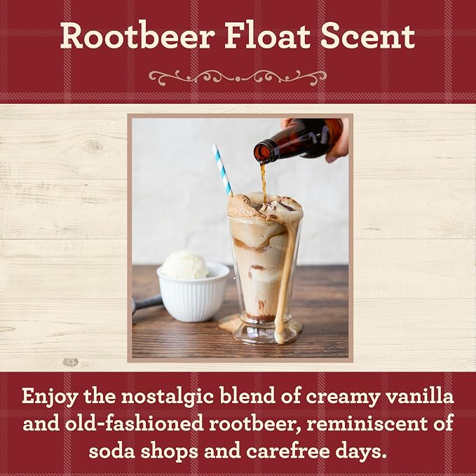 Our Own Candle Company Root Beer Float Scented Mason Jar Candle, 100 Hour Burn Time, 13 Ounces