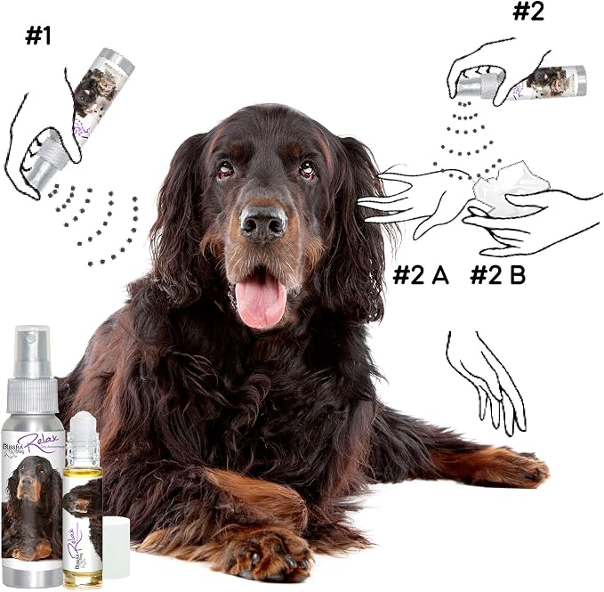 The Blissful Dog Gordon Setter Relax Dog Aromatherapy, 2.67-Ounce Spray