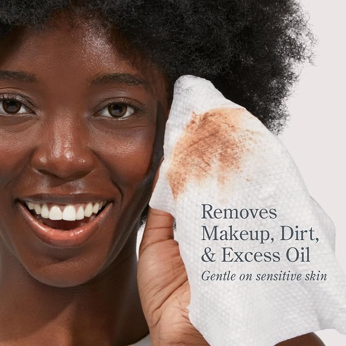 Beekman 1802 Face Wipes – Makeup Remover Wipes for Face, Facial Cleansing Wipes that Remove Makeup & Dirt, Travel Essentials, Face Wipes with Goat Milk & Aloe, Juicy Peachy Lychee 30 Count
