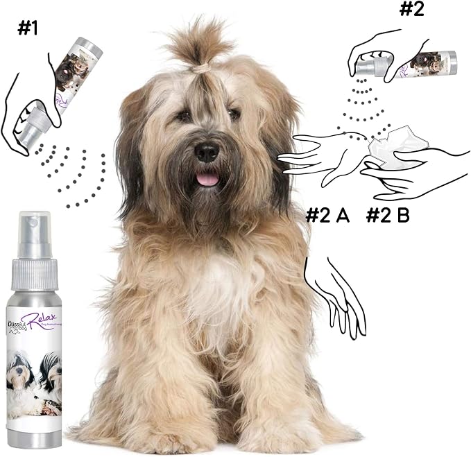 The Blissful Dog Tibetan Terrier Relax Dog Aromatherapy, 2.67-Ounce Spray