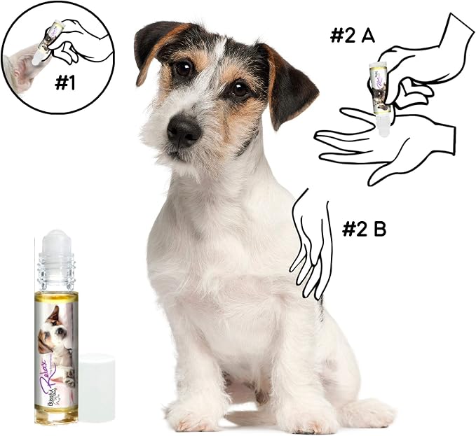 The Blissful Dog Jack Russell Relax Roll-ON Aromatherapy for Dogs - Anxiety Relief for Dogs