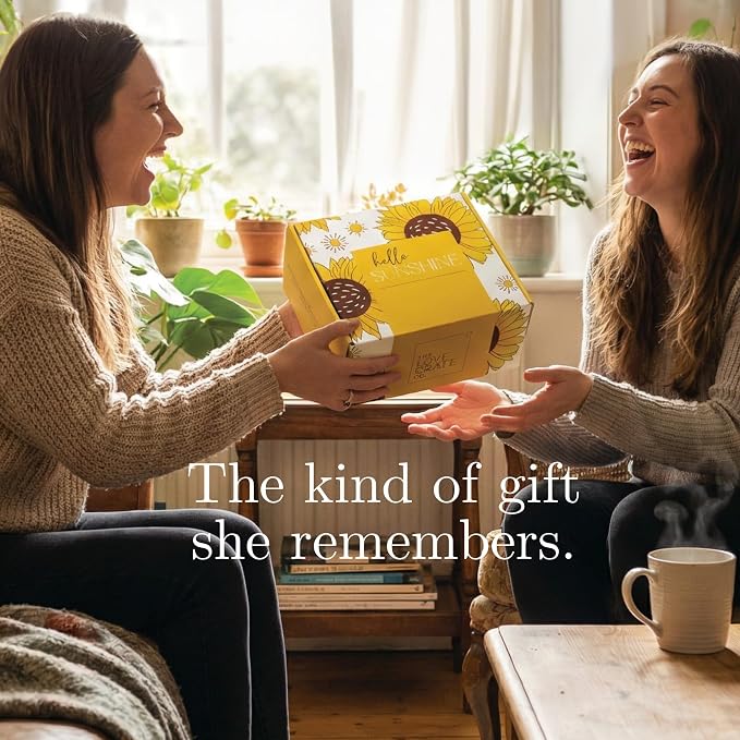 The Love Crate Co Sunflower Gifts for Women, Sunshine Gift Box | Thoughtfully Curated Gift Experience