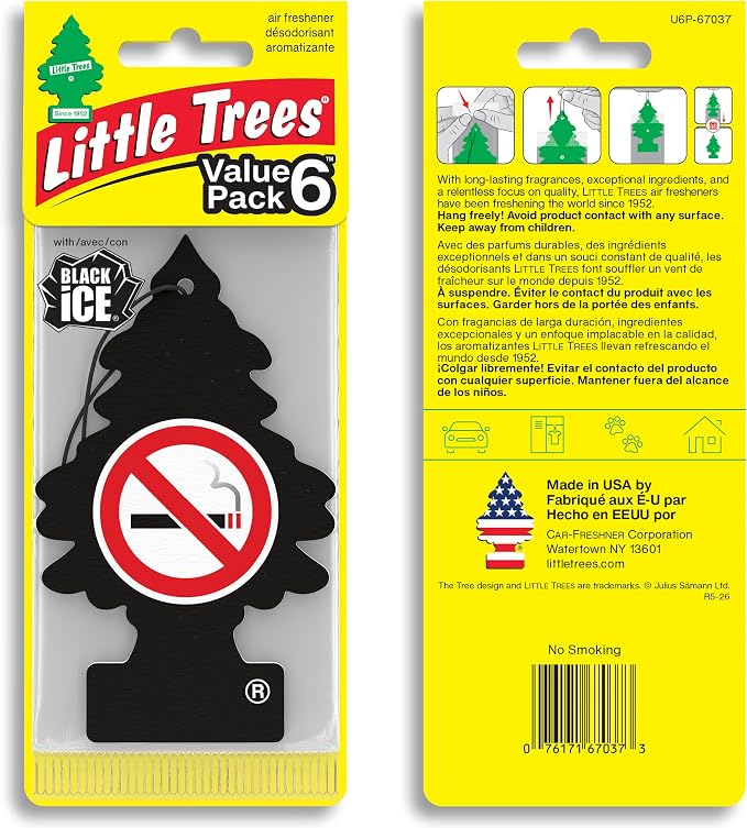 LITTLE TREES Car Air Freshener | Hanging Tree Provides Long Lasting Scent for Auto and Home | 24 Air Fresheners |No Smoking