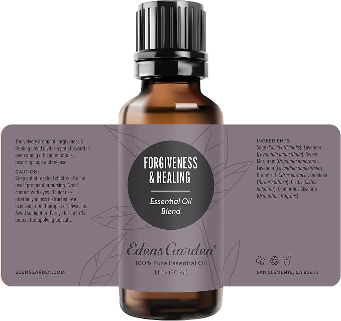 Edens Garden Forgiveness & Healing Essential Oil Blend- 100% Pure Premium Grade, Undiluted, Natural, Therapeutic, Aromatherapy, The Best for Candle, Laundry, Humidifiers 30 ml (1 fl oz)