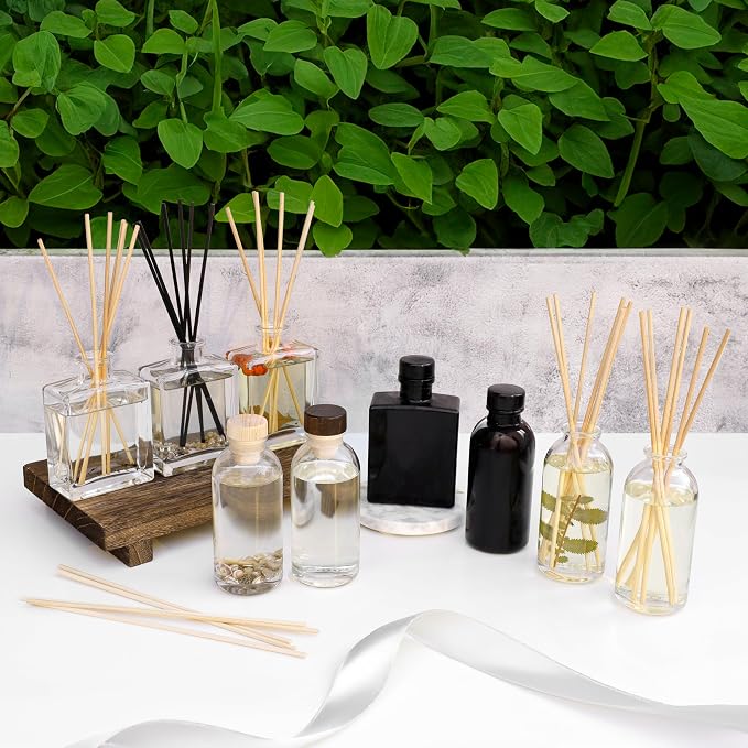 Urban Naturals Mountain Air Scented Fragrance Oil Reed Diffuser & Room Freshener | Golden Apples, Birch Wood, Fennel, Pear Eucalyptus, Mint & Aromatic Sage | Decorative Botanicals | Vegan | USA Made