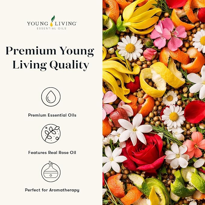 Young Living Joy Essential Oil Blend | 5 ml | Diffuse, Topical, or Natural Perfume | Floral & Citrus Aromatherapy | Soothing & Calming Aroma | Uplifting Spa-Like Scent