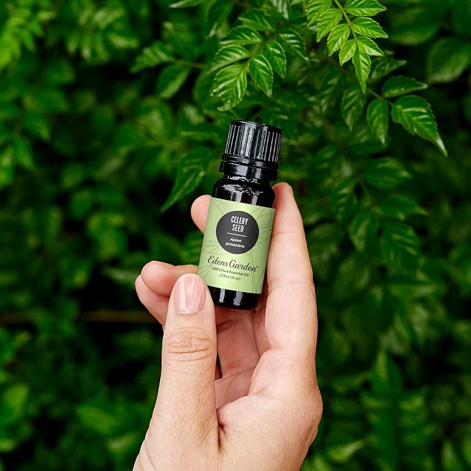 Edens Garden Celery Seed Essential Oil- 100% Pure Premium Grade, Undiluted, Natural, Therapeutic, Aromatherapy, The Best for Diffuser, Skin, Candle, Laundry 10 ml (.33 fl oz)