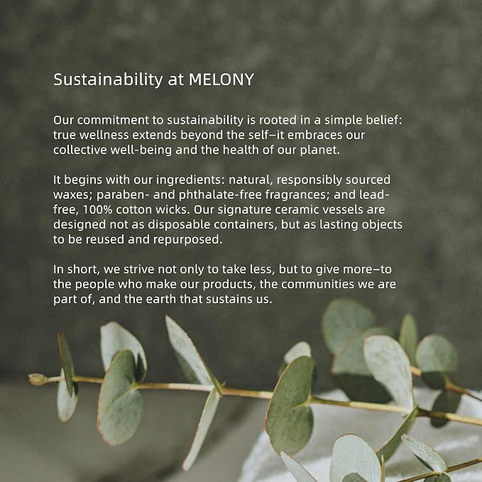 MELONY Massage Candle | Gentle Softening for Nourished, Hydrated, Balanced Skin | 230 g / 8.1 oz (Jasmine)