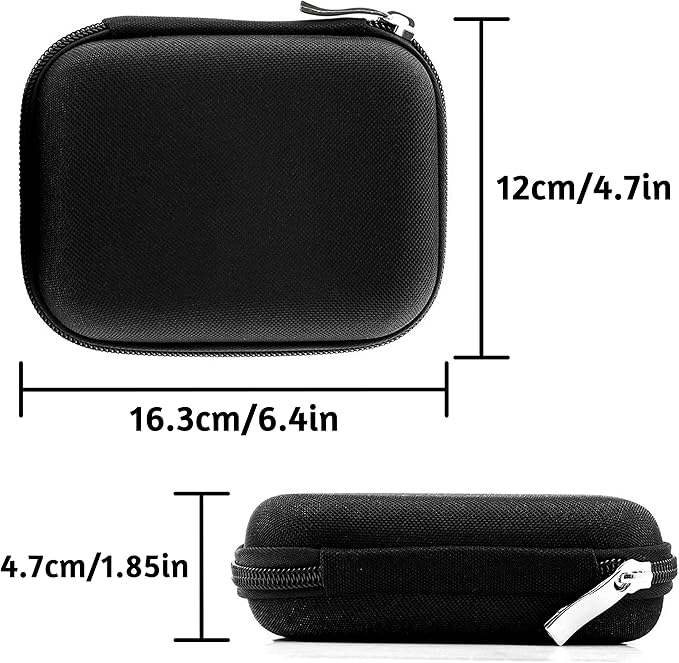 Essential Oil Carrying Case Holds 10 Bottles (5/10/15ml), Hard Shell Roller Bottles Storage Bag, Travel Portable Essential Oils Bottles Organizer