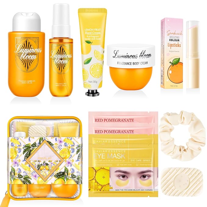 Gifts for Women Skin Care Set, 11 Pcs Skincare Kit For Women Gift Complete Travel -Size Spa Kit Skincare Gift Set Teens Birthday Galentines Day Party Favors Valentines Mothers Day Gift