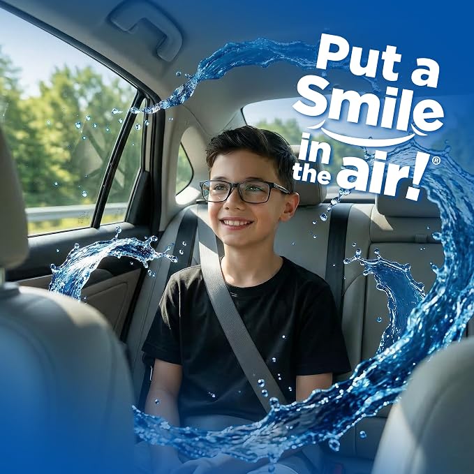 Little Pup 96603 Ocean Splash Scent, Car Air Freshener, Clips to A/C Air Vent, Alcohol-Free Fragrance Oil, Non-Hazardous and Non-Toxic Plastic, Set of 1