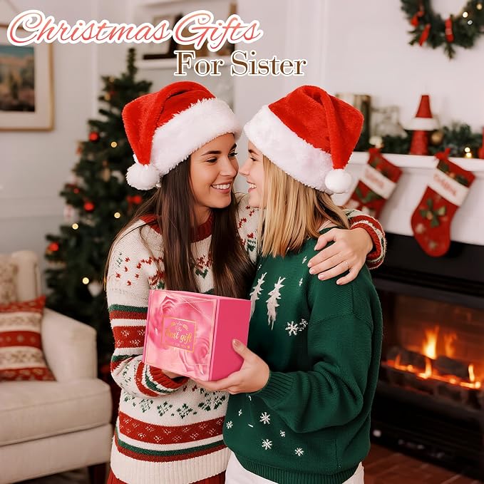 Christmas Gifts for Sisters from Sister: Eletorot Spa Relaxation Baskets Set for Adult, Teen, Twin, Younger, Older Sisters, Unique Gift ideas for Valentines, Mothers Day, Easter, Graduation, Birthday