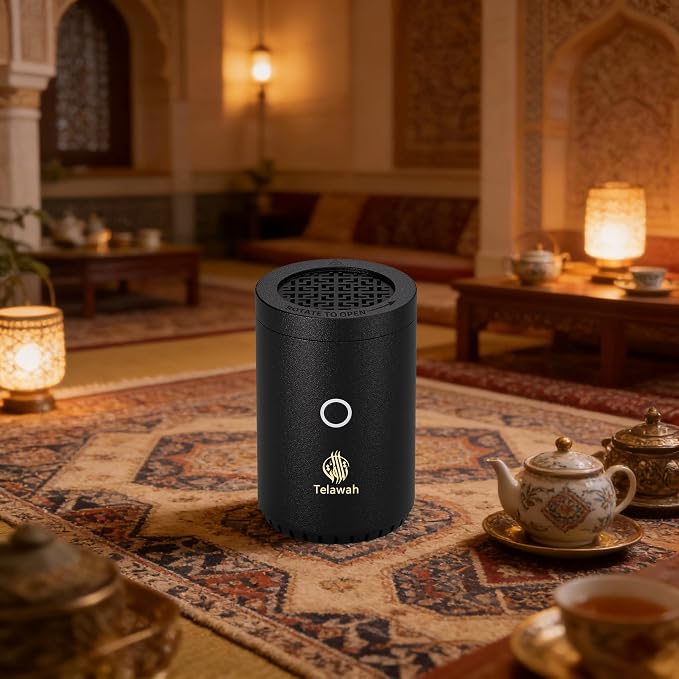 Portable mini Incense Burner, Rechargeable USB Aroma Diffuser, Electric Incense Burner, Muslim Home Decor.