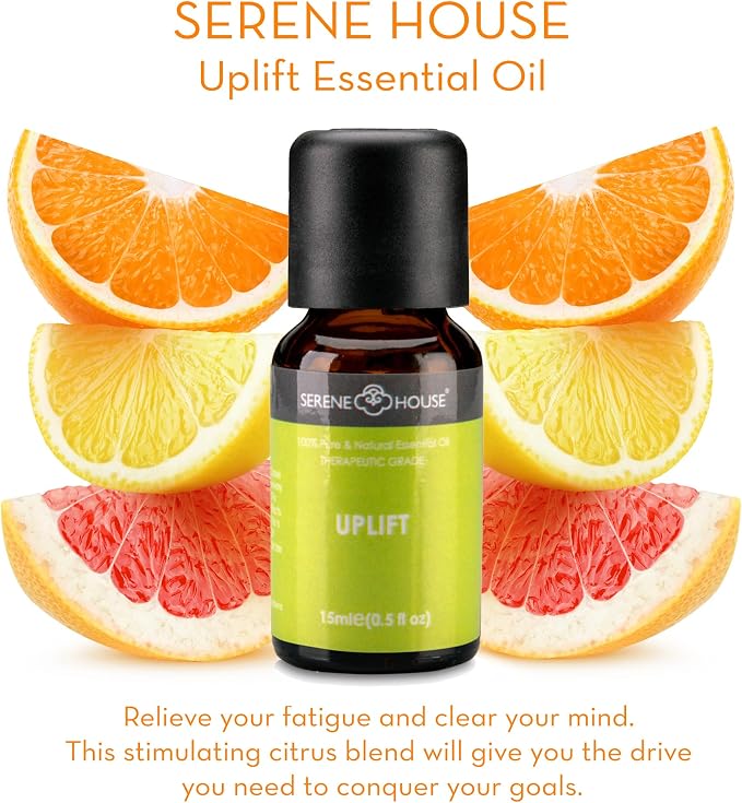 Serene House Energy Collection - 100% Natural Essential Oil Gift Set