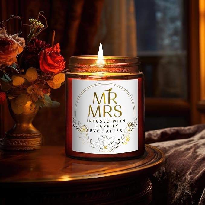 Daughter in Law Candles - Funny Bridal Shower Wedding Mothers Day Birthday Gift for Daughter in Law, Sons Girlfriend - Cute Relax Gifts for Women - Sea Salt Jasmine Spa Summer Scented Candle