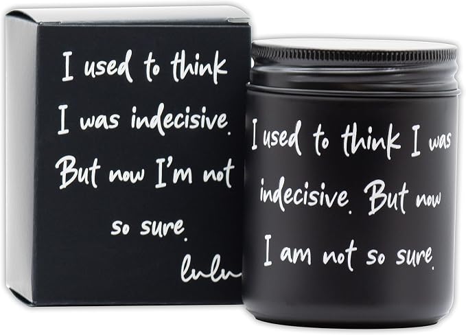 Lulu Candles | Blue Citrus | Funny Gifts Scented Soy Jar Candle | Hand Poured in The USA | Highly Scented & Long Lasting (8 Oz. Mason Jar)