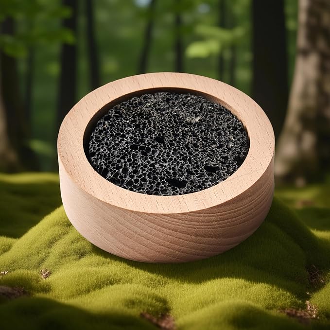 Small Passive Lava Rock Diffuser for Essential Oils Great for Decorating at Desk, Office or Car