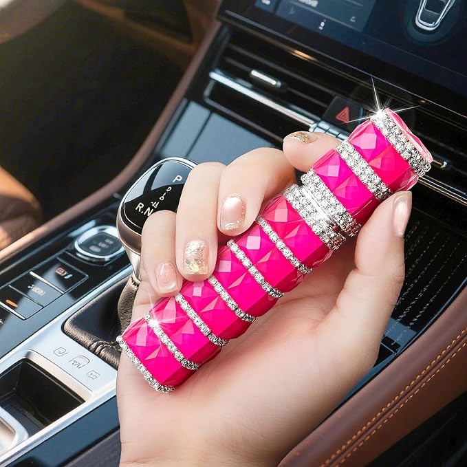 Travel Perfume Atomizer Refillable Bottle, 12ml Rhinestone Mini Perfume Bottles Empty Refillable Travel Atomizer Sprayer with Funnel (1Pc-HotPink)