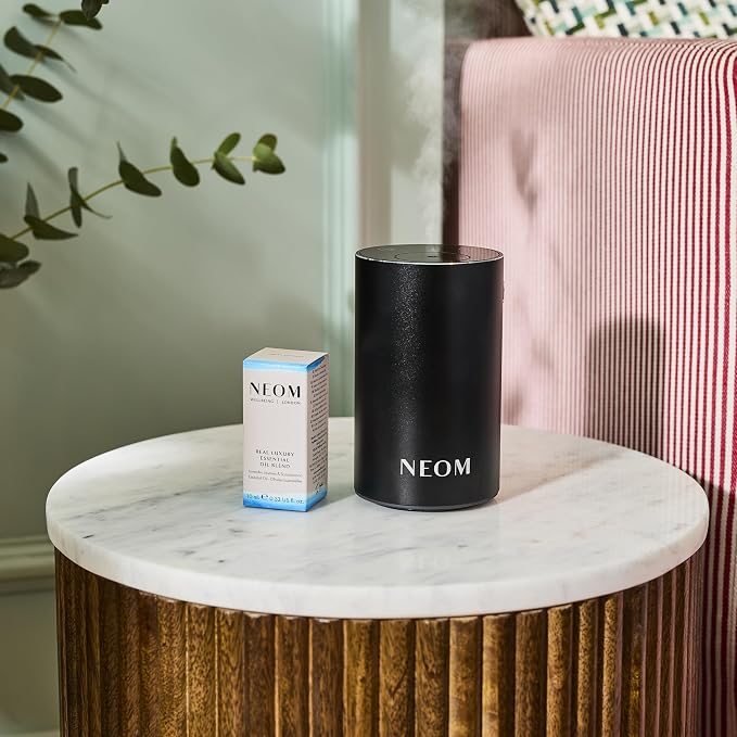 NEOM - Essential Oil Blend, 10ml | Lavender, Jasmine & Sandalwood | Aromatherapy Diffuser Oils with Calming Essential Oil Blend | 100% Natural Fragrances | Tranquil & Relax | Signature De-Stress Scent