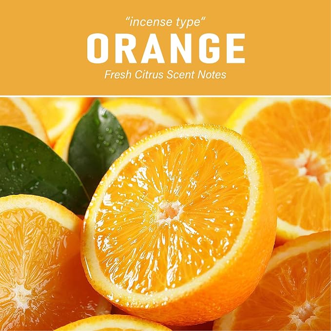 Carori Cute Car Air Freshener 2 Pack, Lightbulb-Shaped Car Fresheners, Automotive Vent Clip, Long Lasting Scent, Essential Oils, Cute Car Accessories for Women, Orange Scent (Orange)