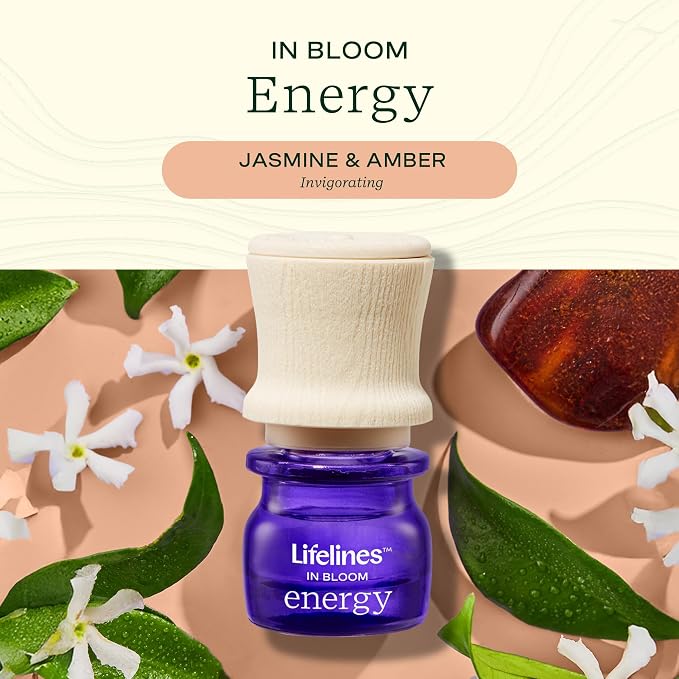Lifelines Scent-Infused Grounding Stone & Oil Blend - Portable Fidgets for Tweens, Teens & Adults with Essential Oil Blend & Diffusion Stones for Sensory Immersion - Calming Waterless Passive Diffuser