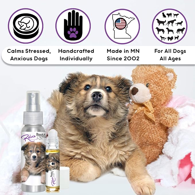 The Blissful Dog Mixed Breed Relax Dog Aromatherapy Spray for Your Dog's Anxiety