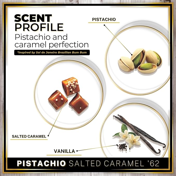 Urban Naturals Car Air Freshener Hanging + Vent Clip, Pistachio Salted Caramel '62 Scent Diffuser, Long Lasting Car Fresheners Made in USA, Auto Accessories for women (1 Pack)