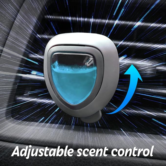 Refresh Your Car! Mini Diffuser Air Freshener (New Car/Cool Breeze Scent, 2 Pack)