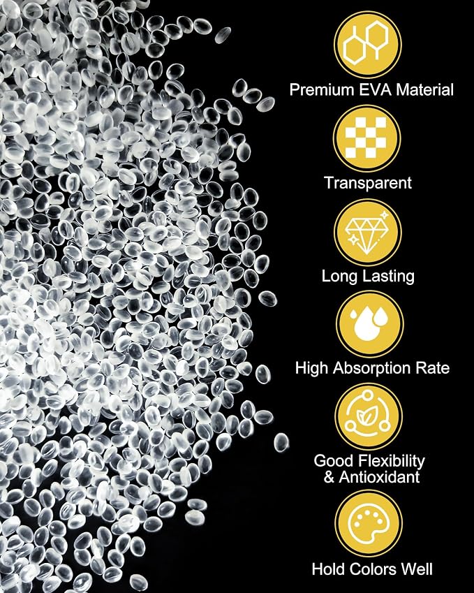 5LB Unscented Aroma Beads for Car Freshies - DIY Homemade Natural Eva Beads Bulk - Freshie Supplies
