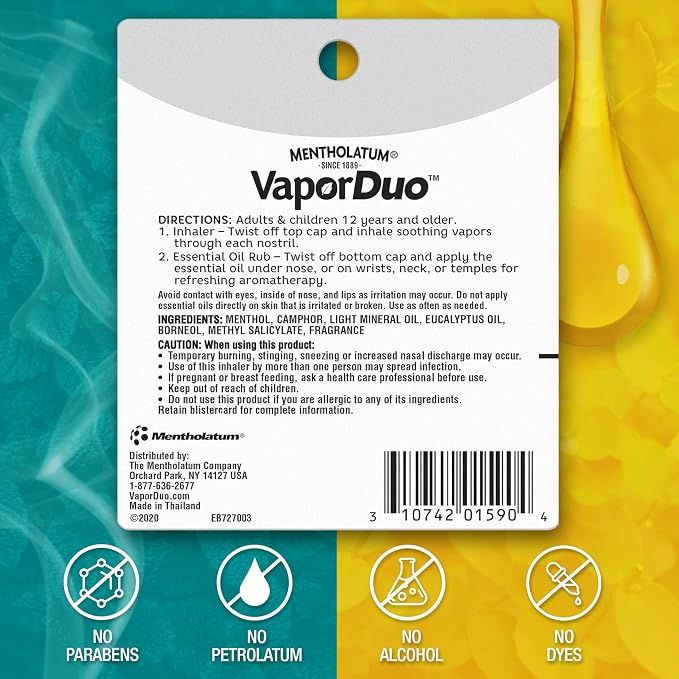 Mentholatum Vaporduo (3 Pack)