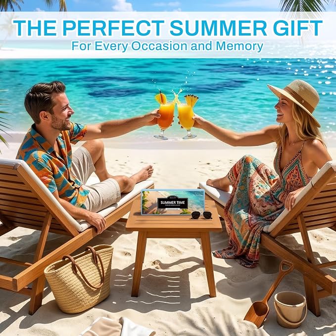 Auelife Summer Essential Oils Set for Diffuser, 6 x 10ml Tropical Essential Oils Collection for Home Fragrance, Aromatherapy & Candle Making, Coconut, Pineapple, Beach Breeze, Lemon & Summer Night