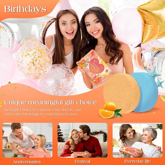 Shower Steamers Aromatherapy Birthday Gifts for Women-12 Pack Mothers Day Gifts,Gifts for Grandma,Wife,Mothers,Stress Relief and Relaxation Gifts for Women and Men
