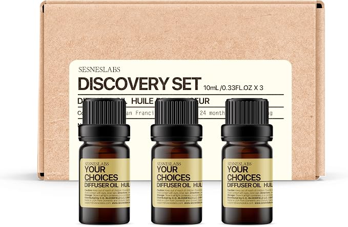sesneslabs Diffuser Oil Discovery Gift Set, Customized Set, Build Your Own Collection，3x10mL