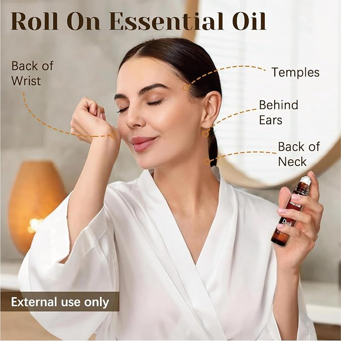 Slema Essential Oil，Daybreak Essential Oil Blends by 10ml Essential Oils - 100% Pure Therapeutic Grade, Helps Create a Focused Atmosphere for Work & Study (Lemon)