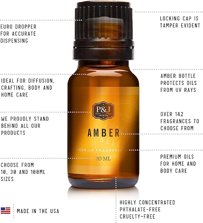 P&J Trading - Freesia Scented Oil 30ml - Fragrance Oil for Candle Making, Soap Making, Diffuser Oil