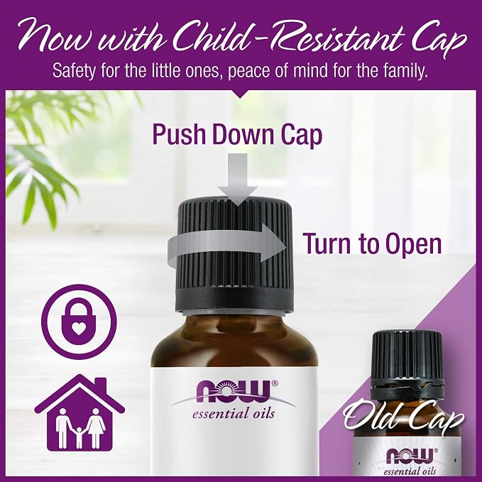 Now Essential Oils, Orange Oil, Uplifting Aromatherapy Scent, Cold Pressed, 100% Pure, Vegan, Child Resistant Cap, 4-Ounce (Pack of 2)