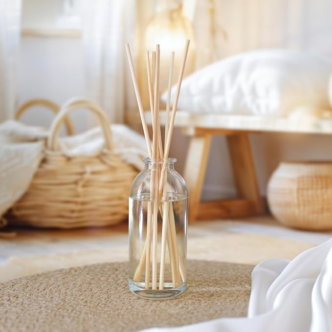 Urban Naturals Moroccan Amber Reed Diffuser Refill Set | Includes a Free Set of Reed Sticks! 4 oz. | Great Gift Idea Home Fragrance Lovers!
