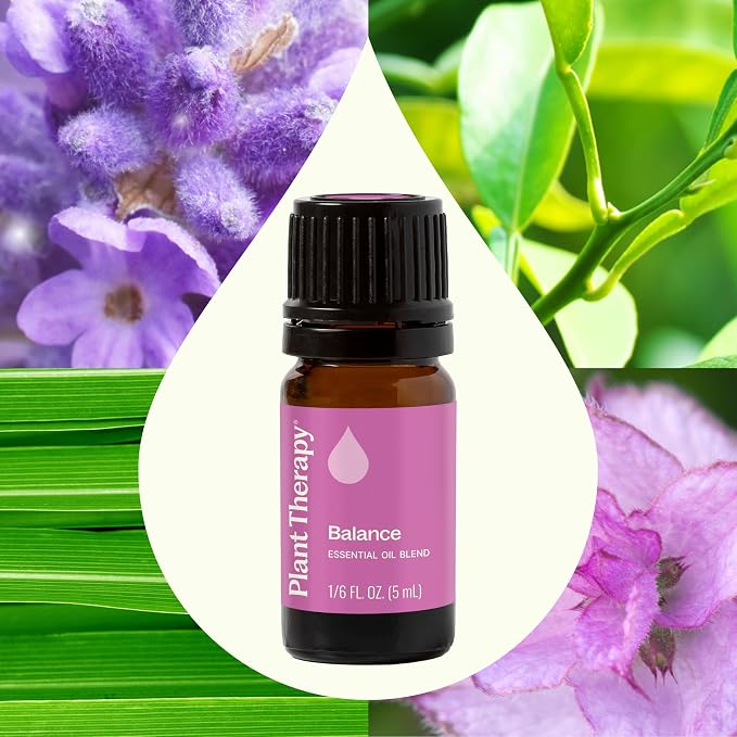 Plant Therapy Balance Essential Oil Blend 5 mL (1/6 oz) 100% Pure, Undiluted, for Women’s Health and Emotional Support