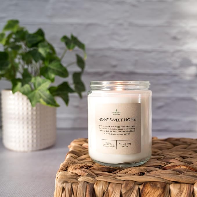 Handmade | Soy Candle (Home Sweet Home, 8 oz.)