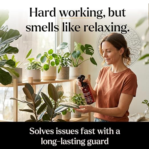Neem Oil Spray for Plants – Big Leaf Energy + Essential Oils – Ready to Use Organic Plant Wash to Protect Outdoor & Indoor Plants, Made in USA (16 fl oz)
