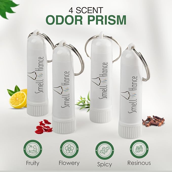 Smell Training Kit for Loss of Smell- 4 Pack Aromatherapy-Inhaler Set-Anosmia