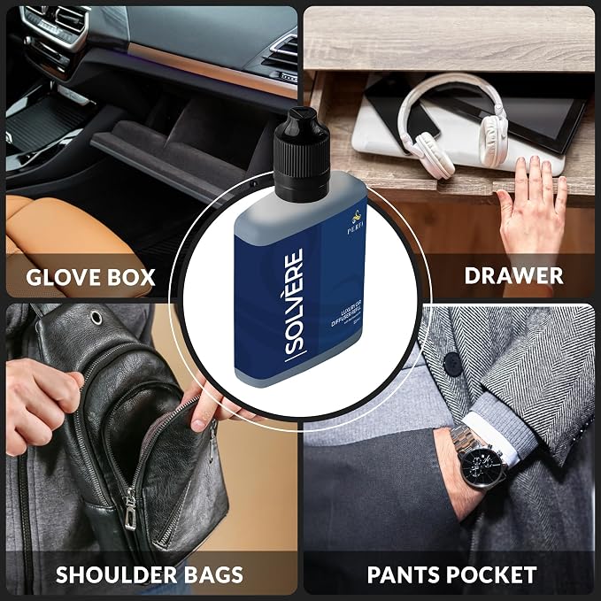 Solvère Car Air Freshener Refill (50ml) | Long Lasting Car Perfume with Solvère Fragrance | Strong Automotive Air Freshener by Perfa
