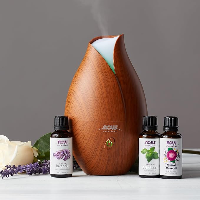 NOW Foods Essential Oils, Patchouli Oil, Earthy Aromatherapy Scent, Steam Distilled, 100% Pure, Vegan, Child Resistant Cap, 1-Ounce (Pack of 2)