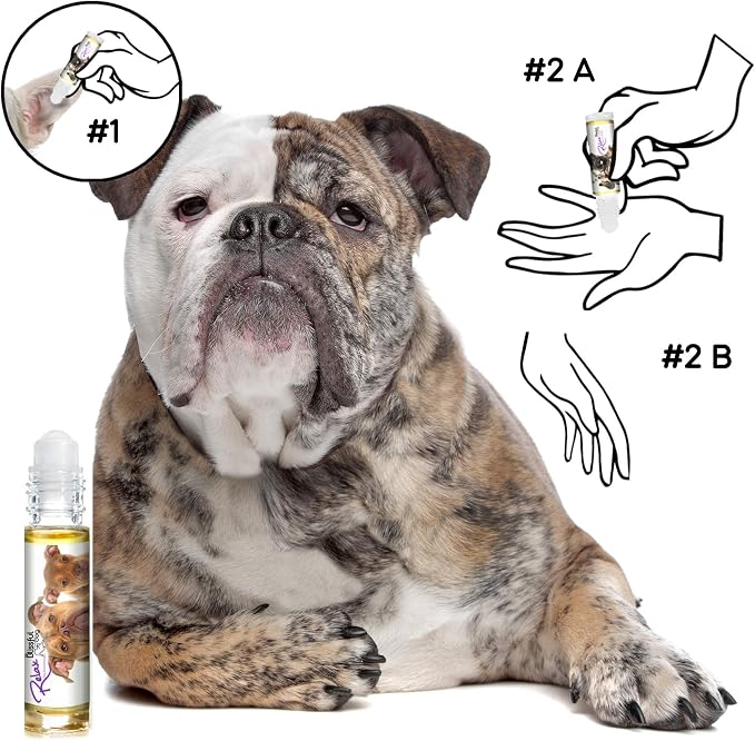 The Blissful Dog Olde English Bull Dog Relax Roll-ON Aromatherapy for Dogs - Anxiety Relief for Dogs