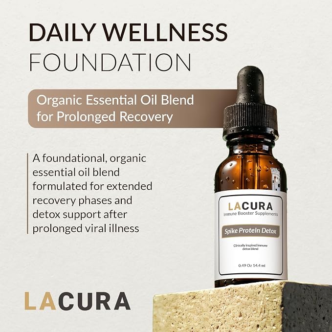 Lacura Spike Detox Organic Essential Oil Blend – Aromatherapy with Pine Needle, Star Anise, Ginger, Rosemary, Carrot Seed & Lemon – USDA Organic, 15 ml for Home Wellness & Relaxation