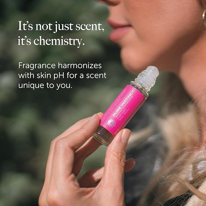Pure Instinct Perfume with Pheromone Infused Essential Oil for Her - Roll on 10.2 ml | 0.34 Fl. Oz