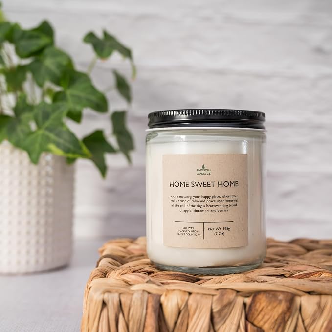 Handmade | Soy Candle (Home Sweet Home, 8 oz.)